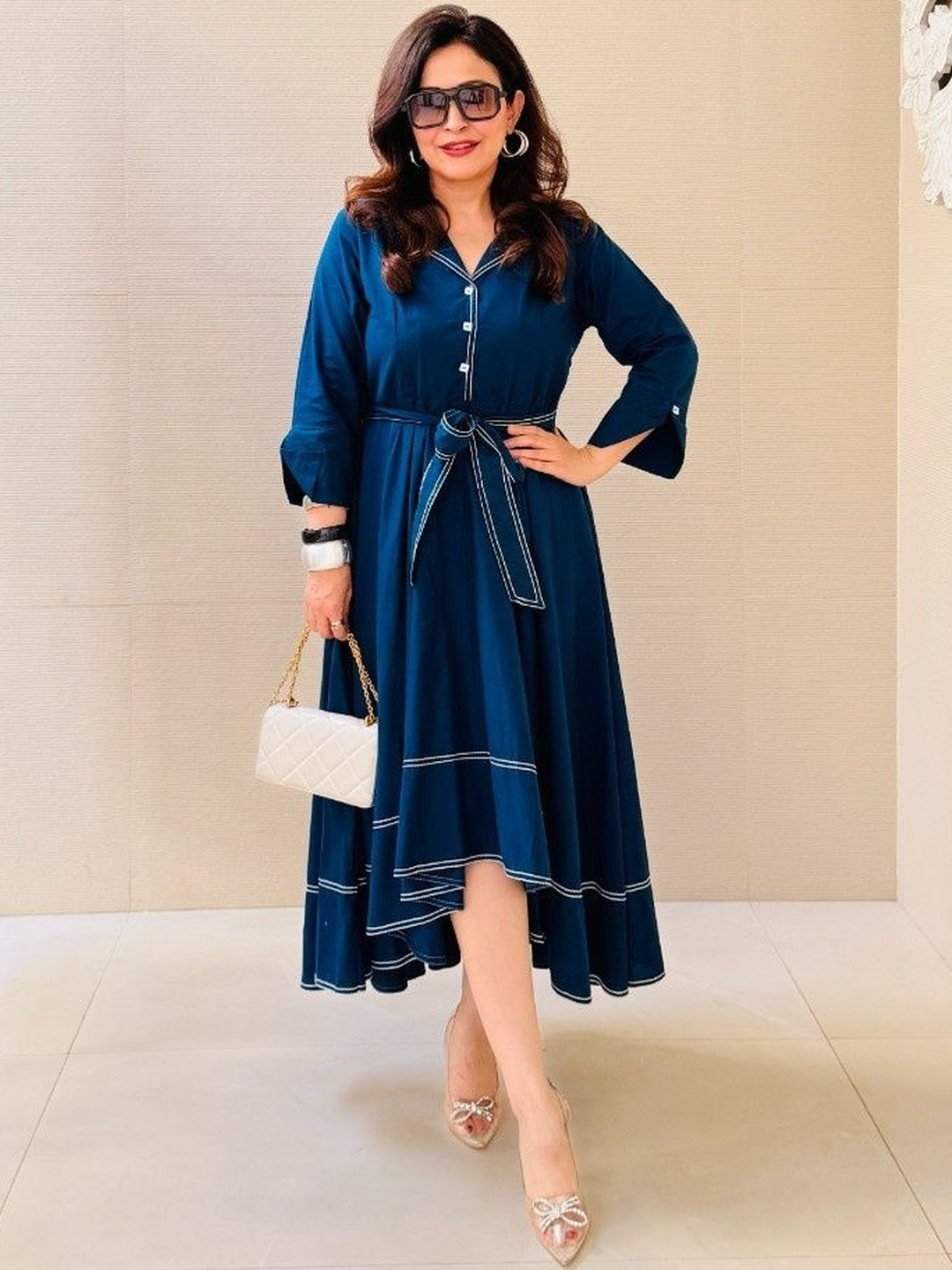 FFI Fit & Flare Midi Dress