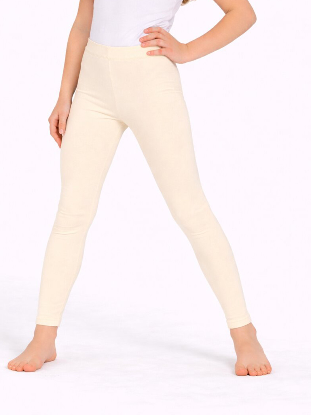 DYCA Girls Ankle Length Cotton Leggings