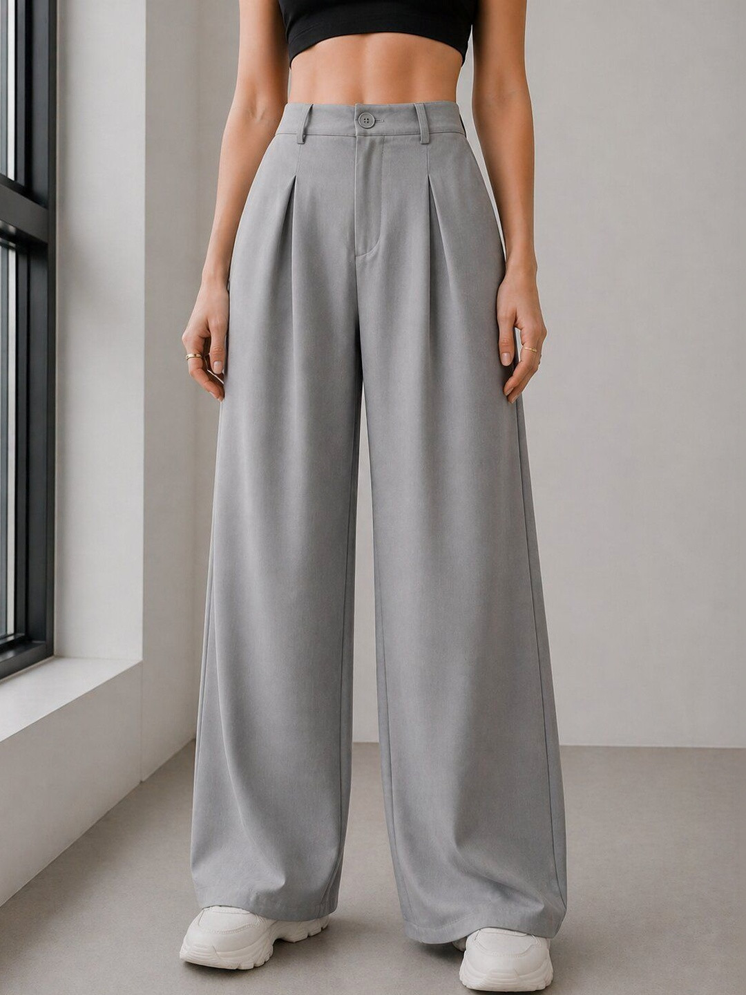 Keitra Women Pleated Trousers