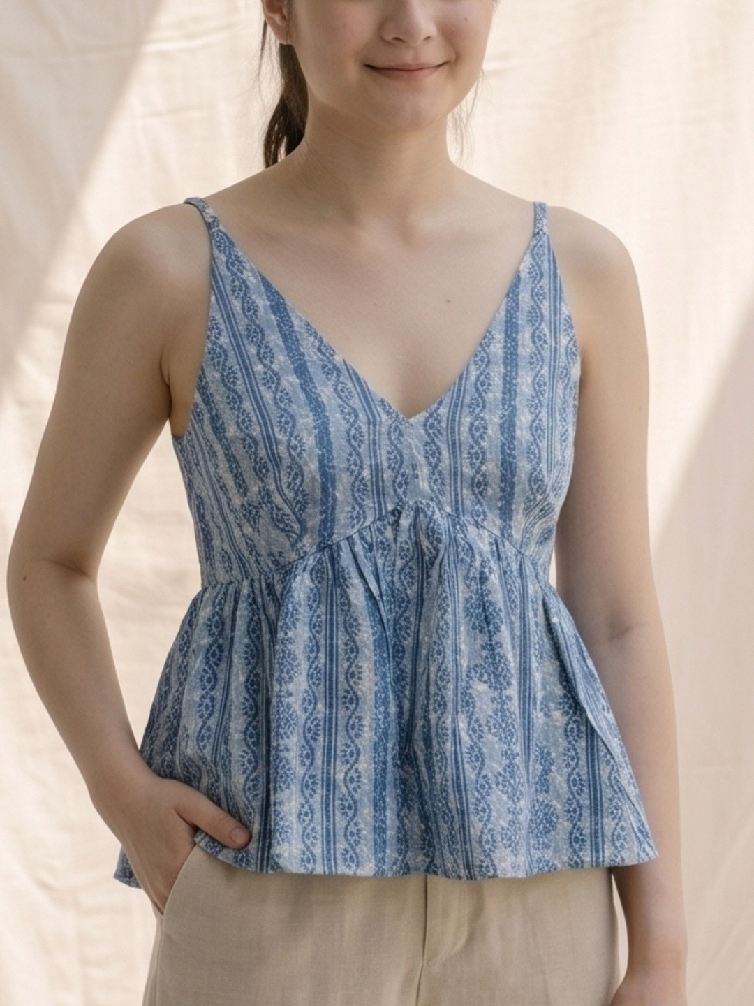 MAAND Print Ethnic Empire Top