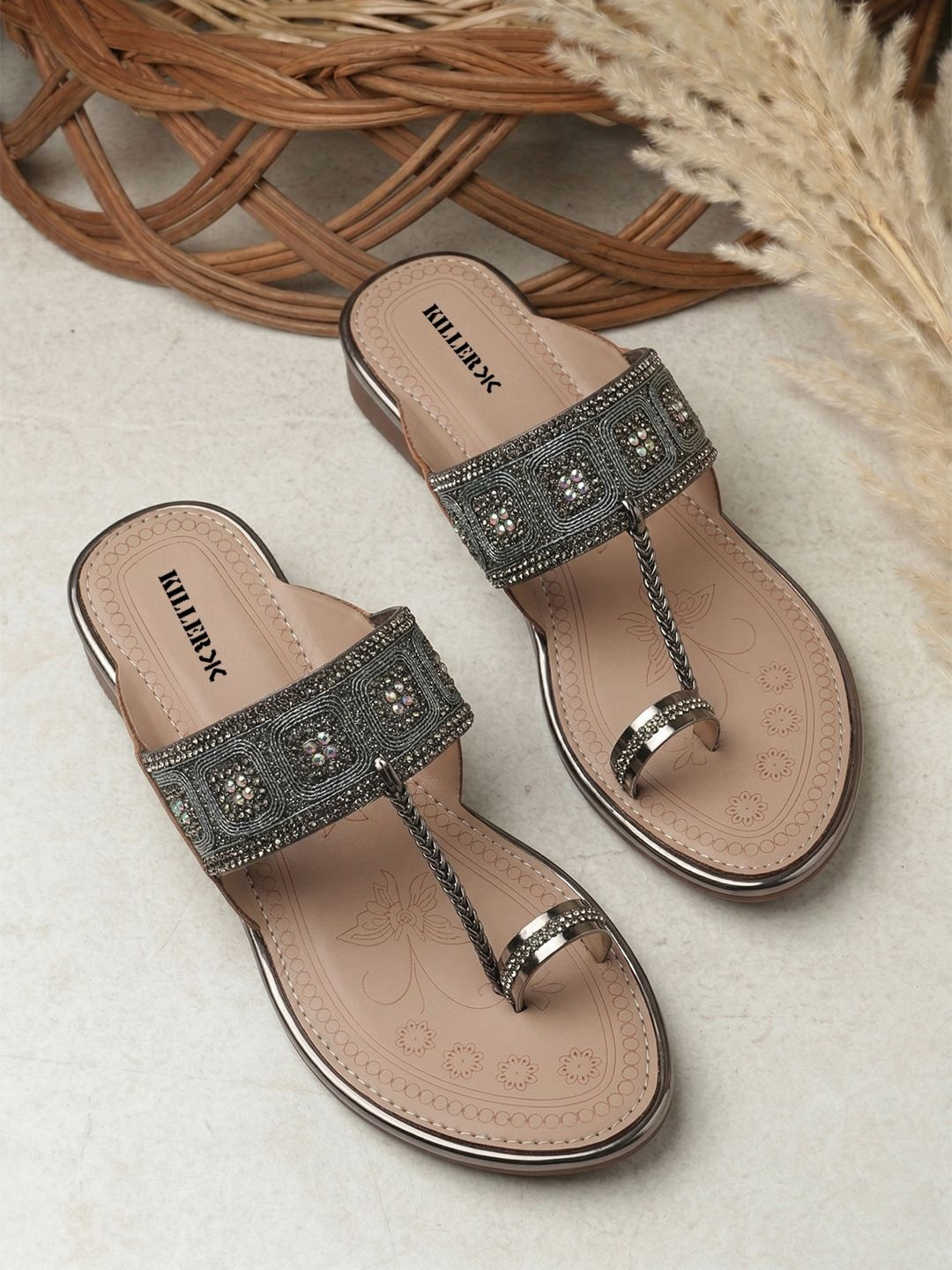 Killer Women Open Toe Flats