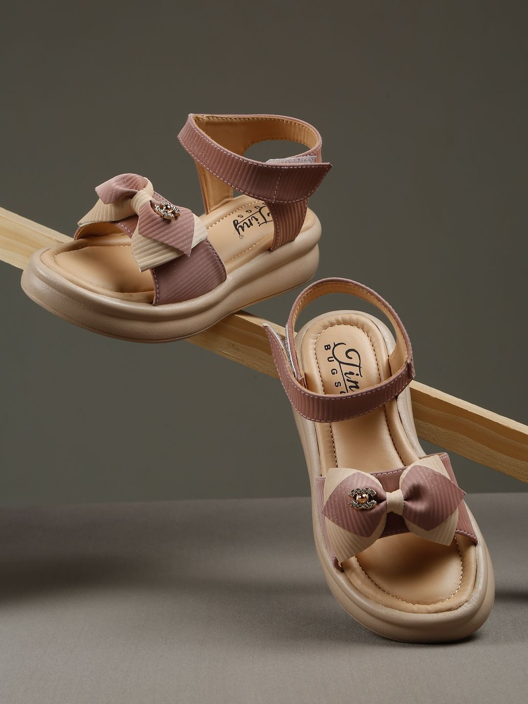 Tiny Bugs Girls Comfort Sandals