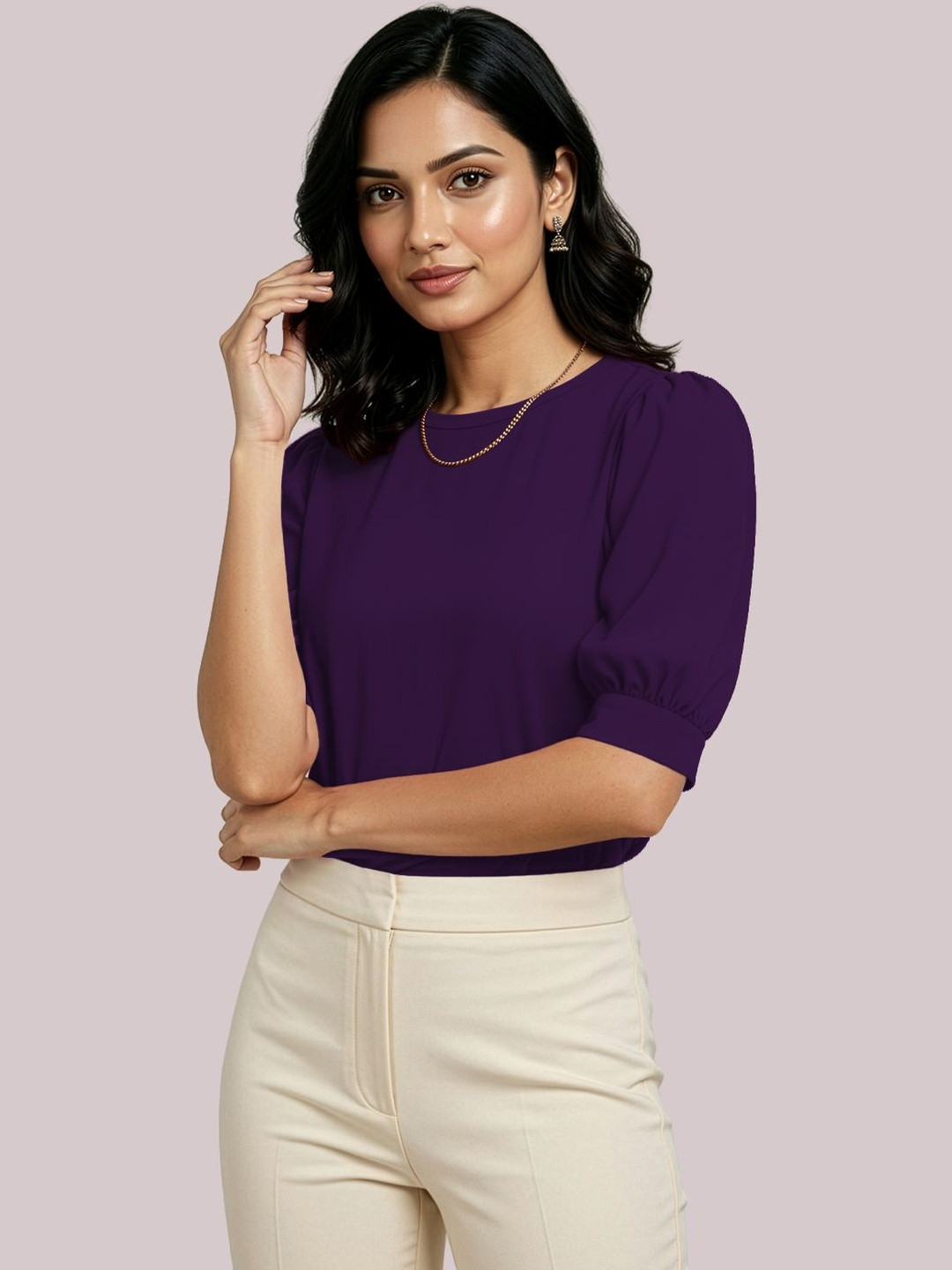 Maheshvi Puff Sleeve Top