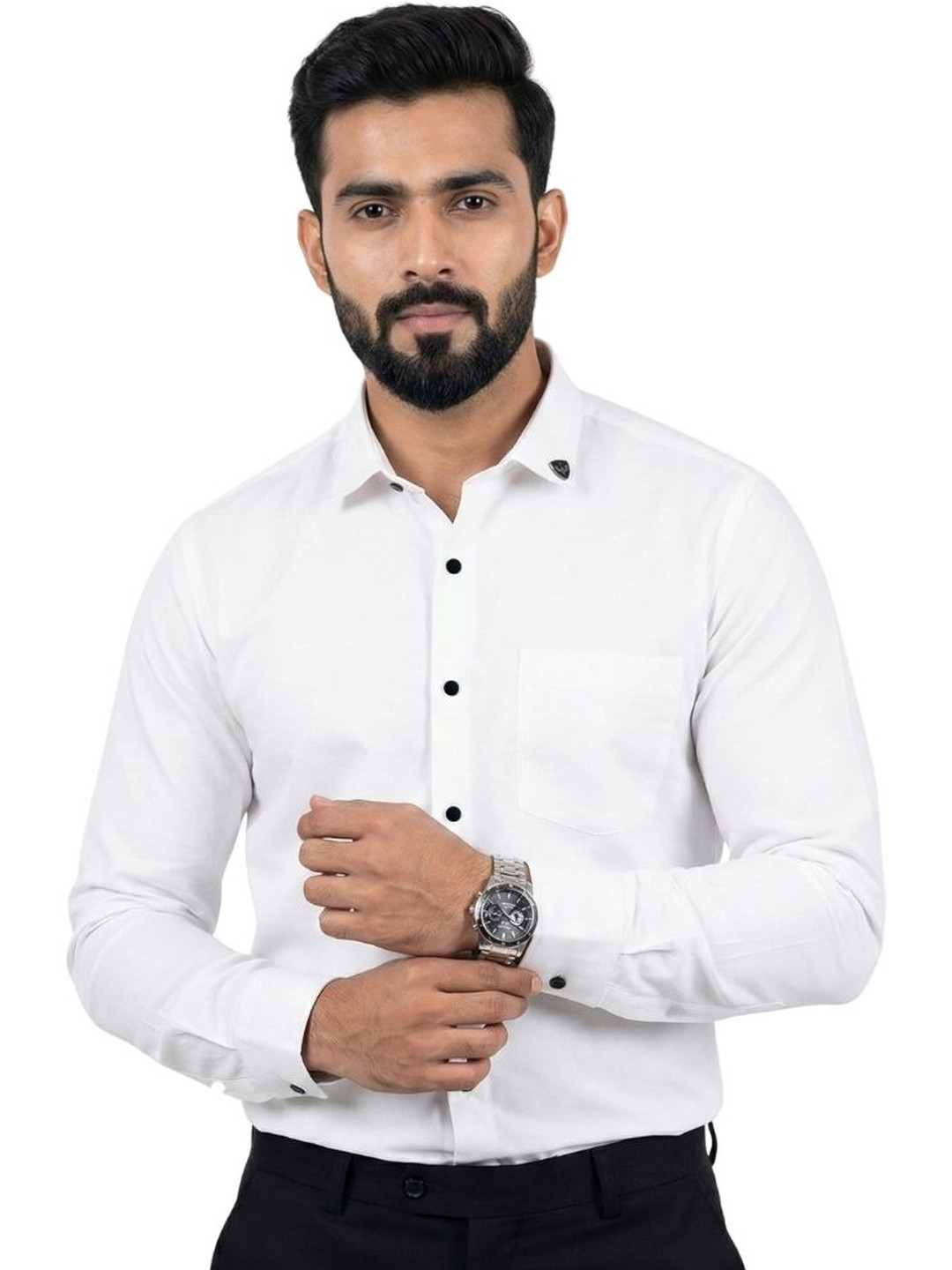 Kites Club Men Slim Fit Formal Shirt