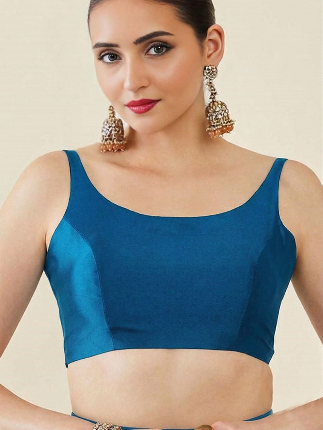 manokamna Solid Saree Blouse