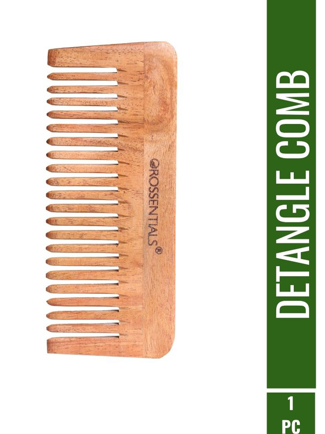 OROSSENTIALS Neem Wooden Entangle Comb