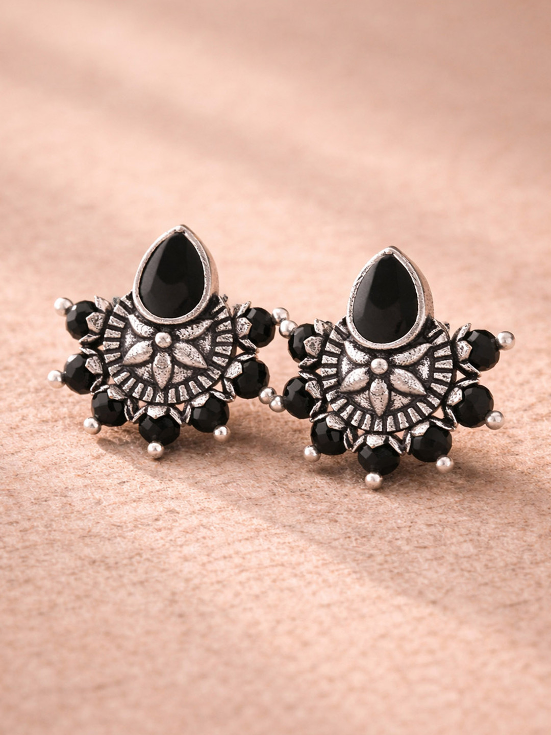 Nayantara Petals Motif Stud Earrings