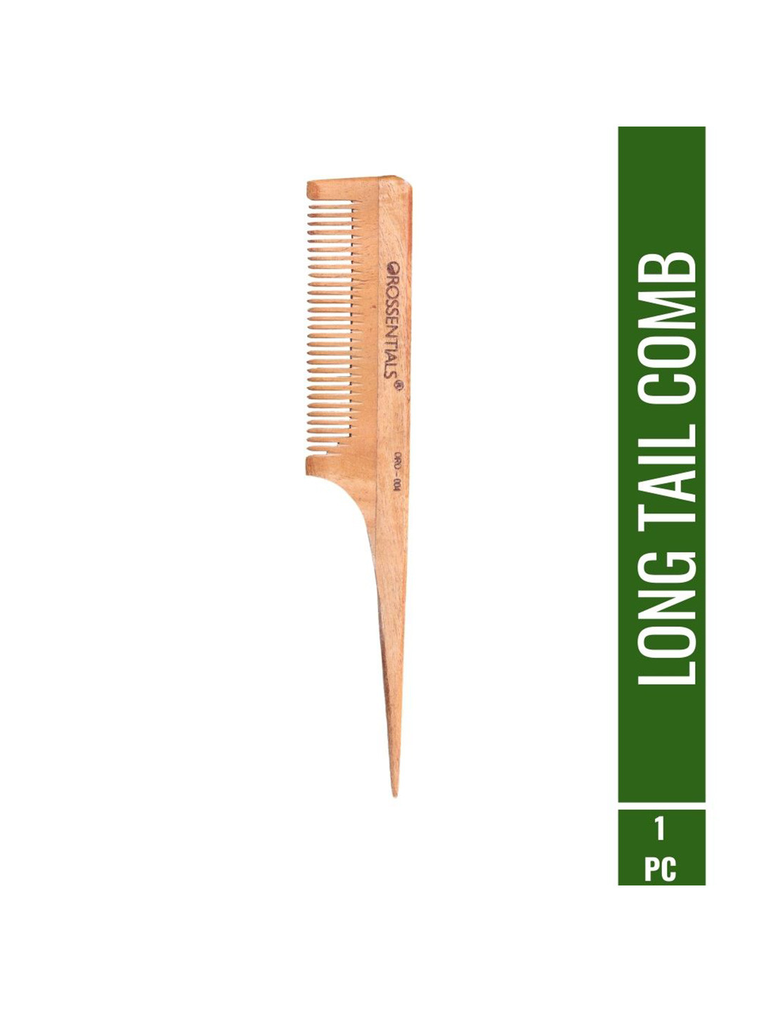 OROSSENTIALS Neem Wood Long Tail Comb