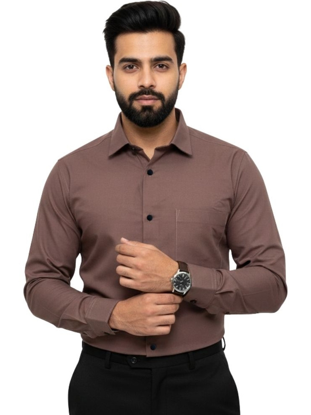 Kites Club Men Slim Fit Formal Shirt