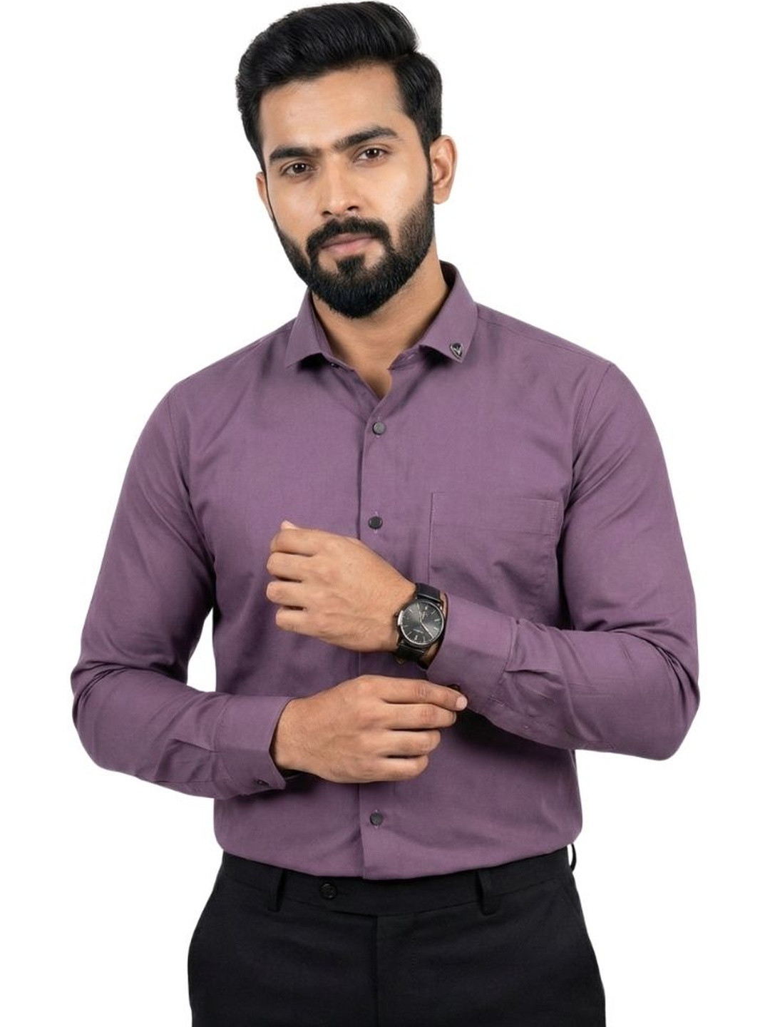 Kites Club Men Slim Fit Formal Shirt