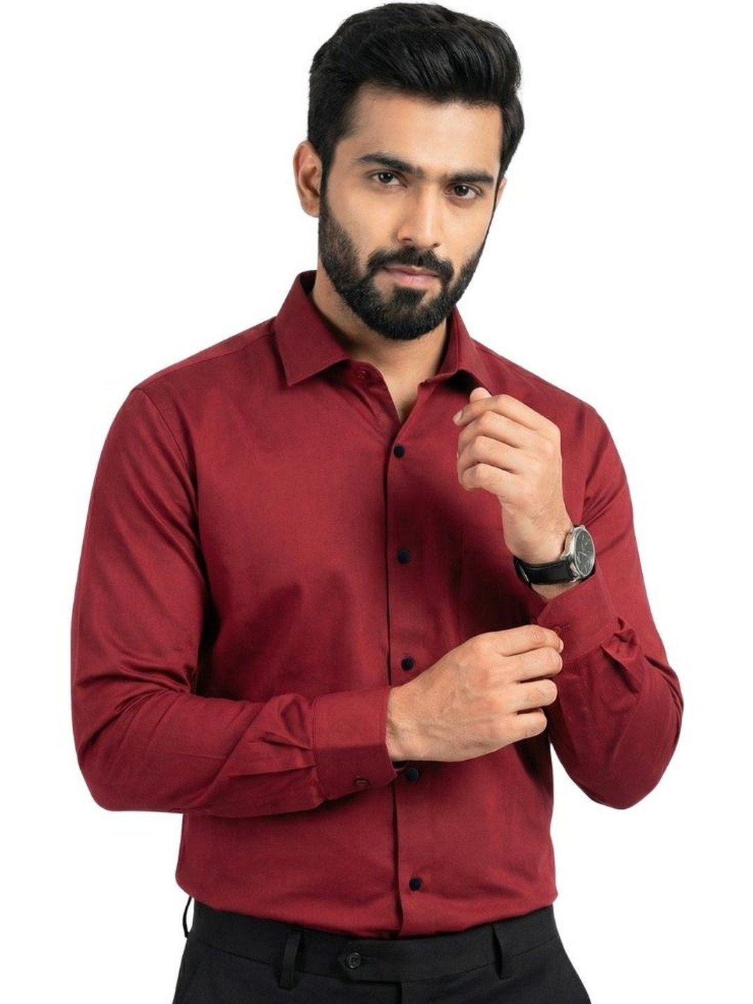 Kites Club Men Slim Fit Formal Shirt