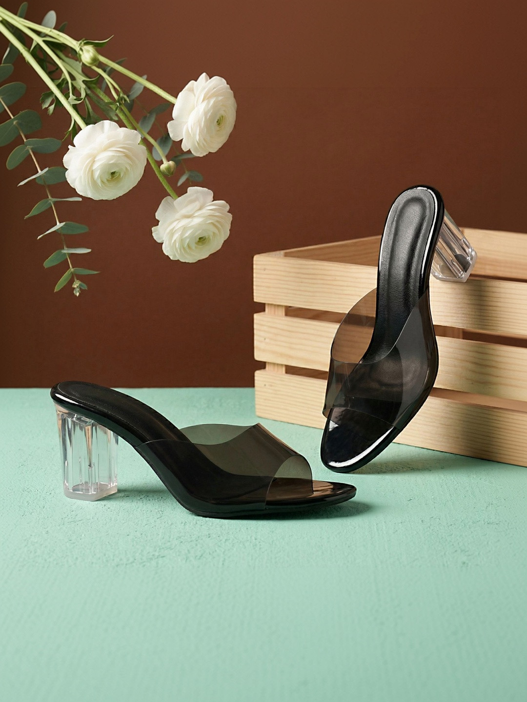 CORSICA PU Block Mules