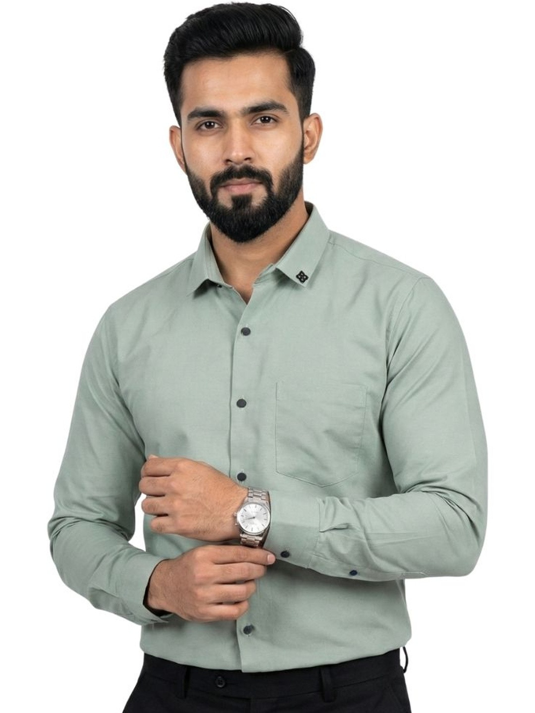 Kites Club Men Slim Fit Formal Shirt