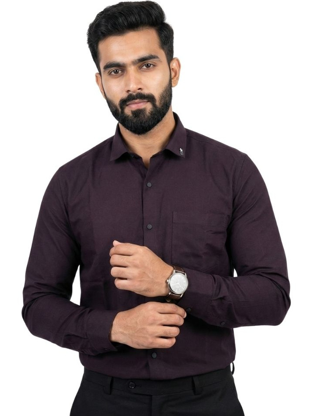 Kites Club Men Slim Fit Formal Shirt