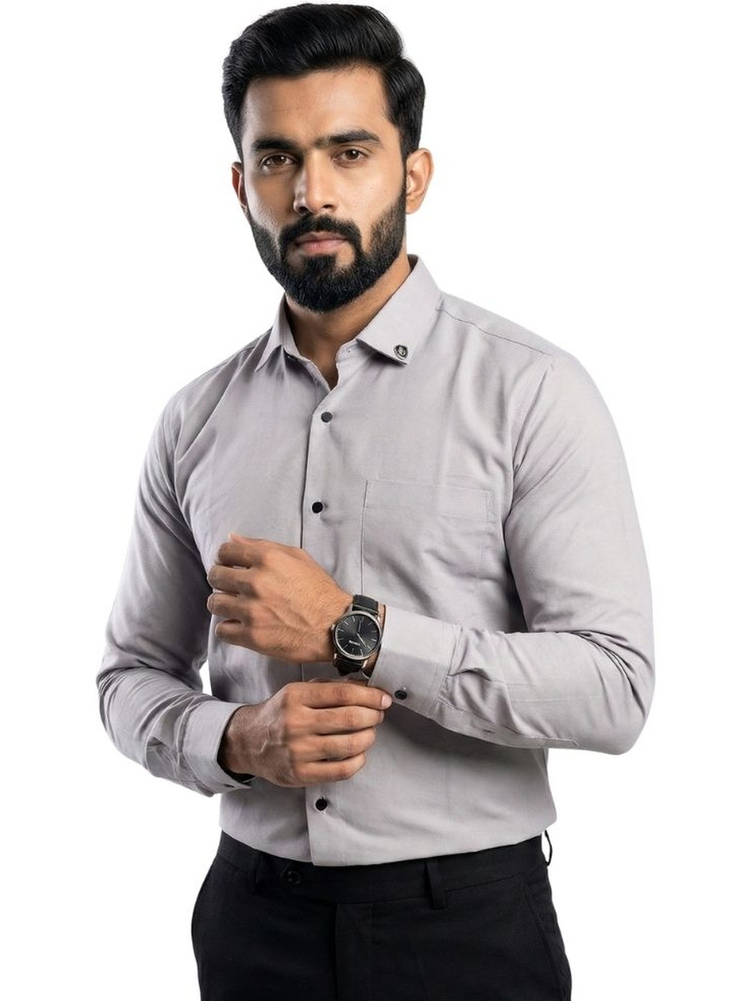 Kites Club Men Slim Fit Formal Shirt