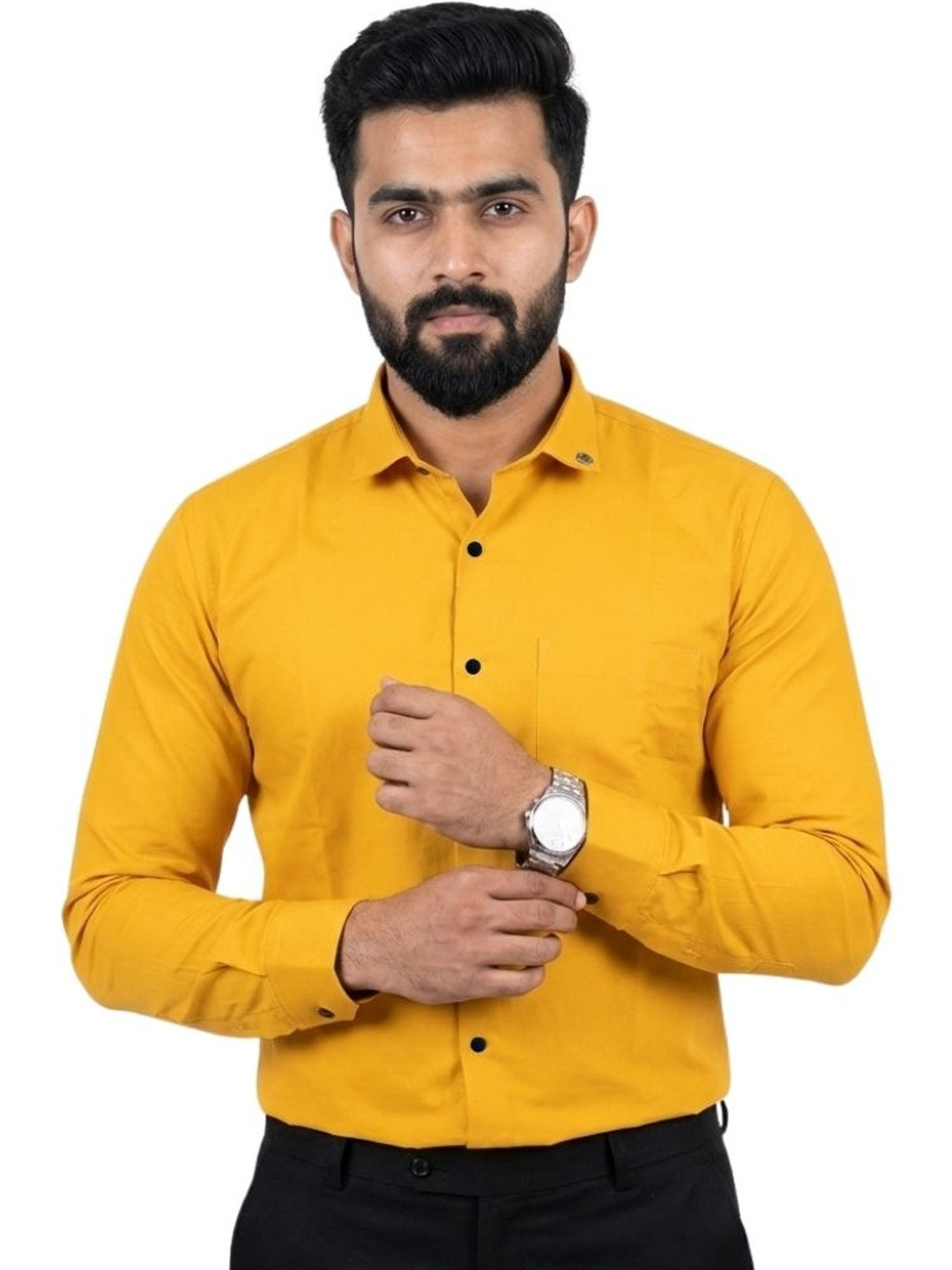 Kites Club Men Slim Fit Formal Shirt