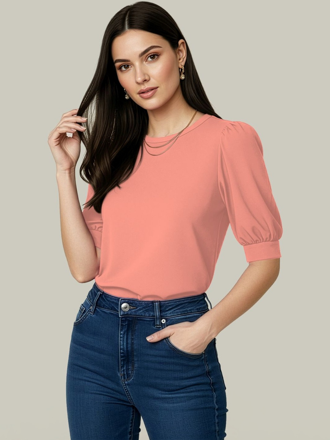 Maheshvi Puff Sleeve Top