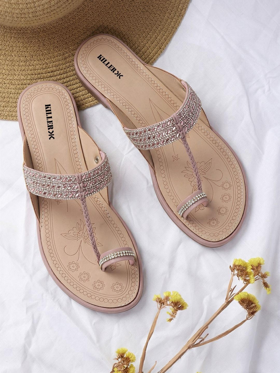 Killer Women Open Toe Flats