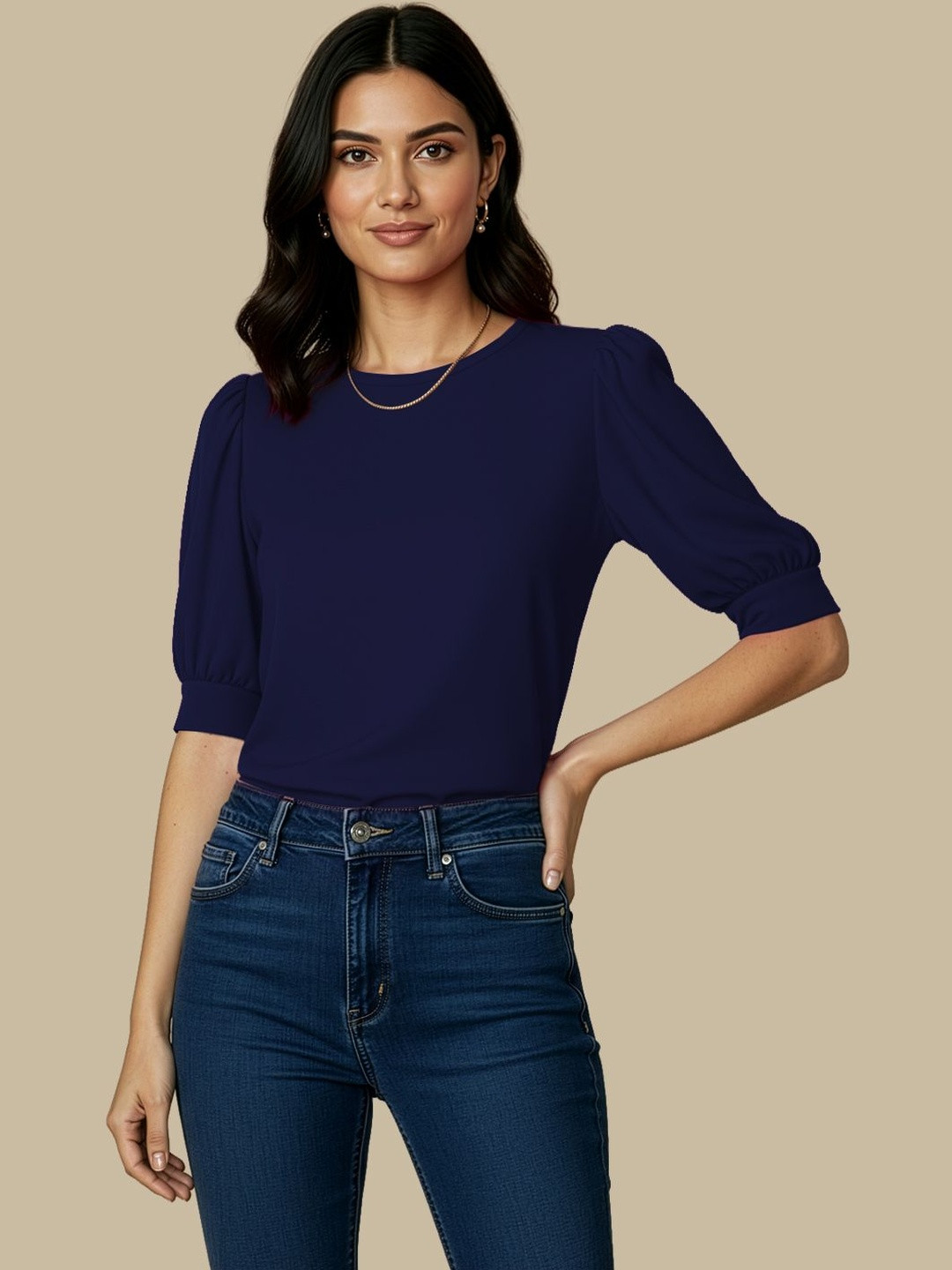 Maheshvi Puff Sleeve Top