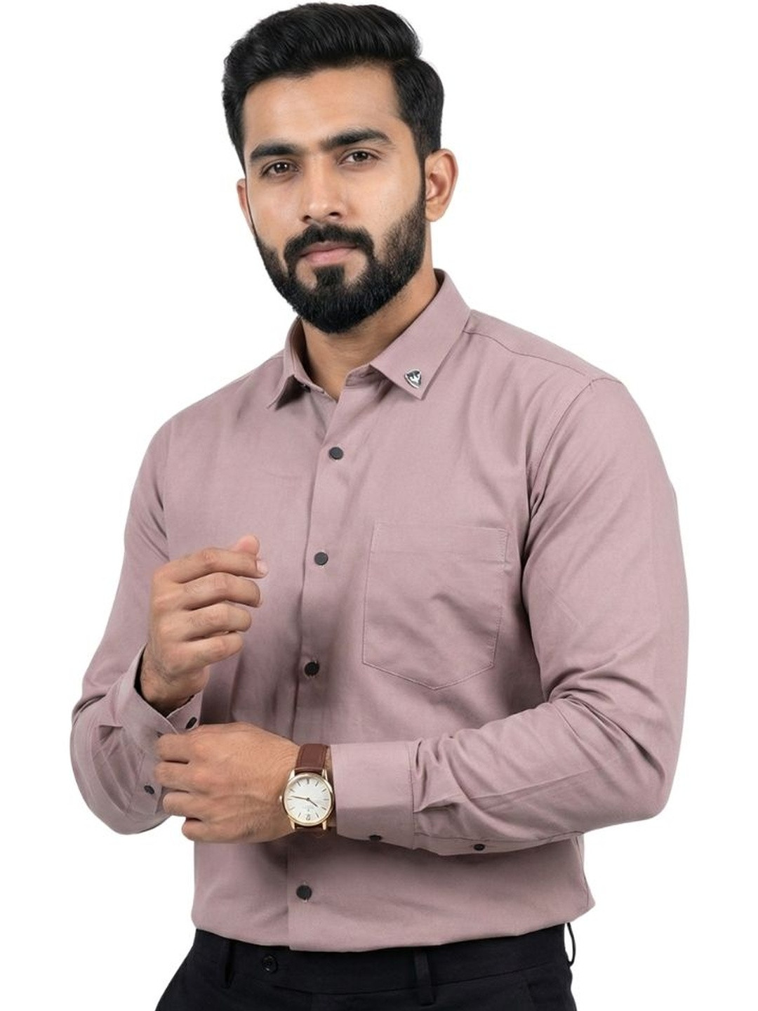 Kites Club Men Slim Fit Formal Shirt