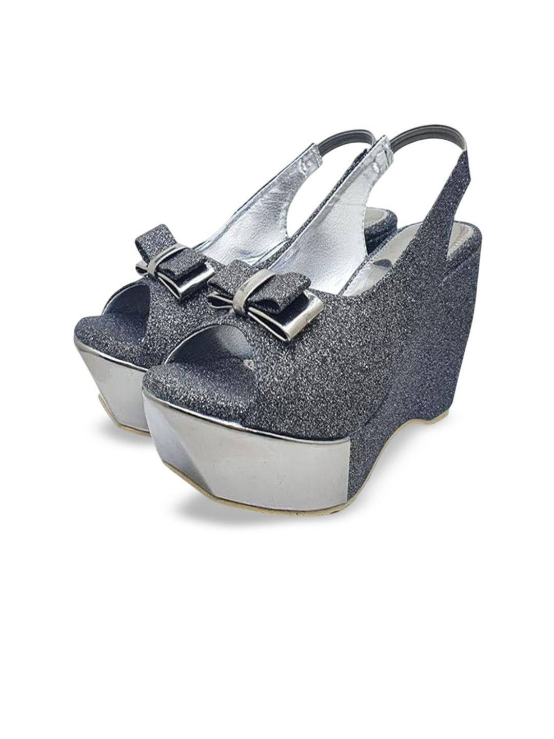 MONAQI Women Wedge with Buckles