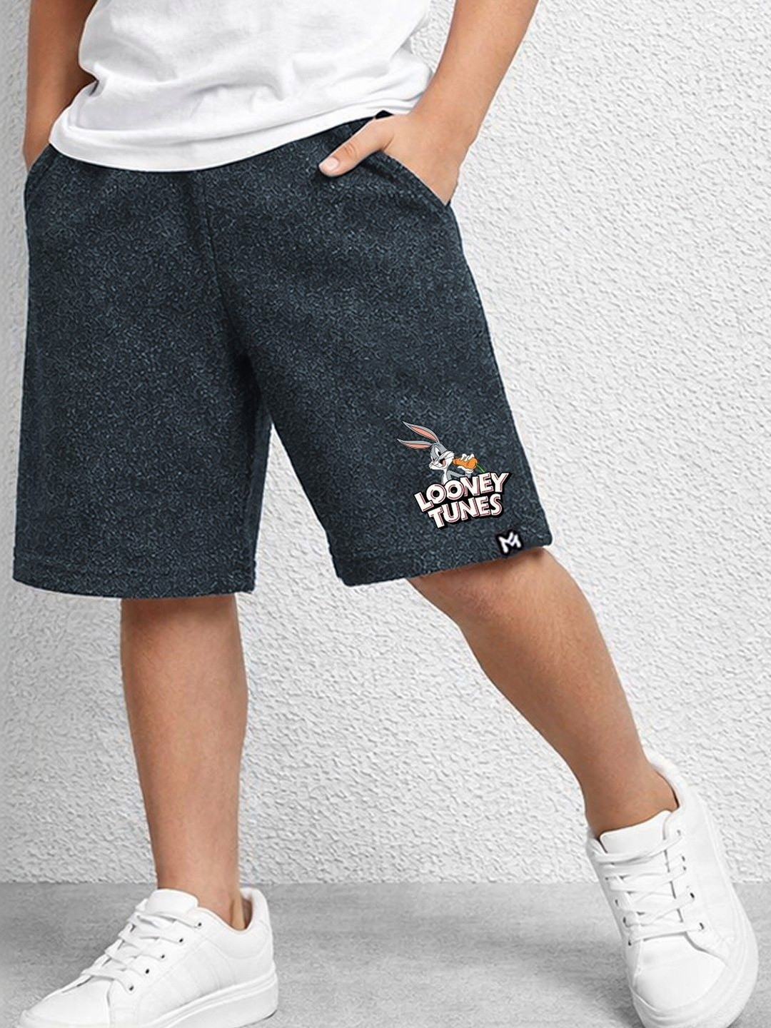 YK X Minute Mirth Boys Printed Looney Tunes Shorts