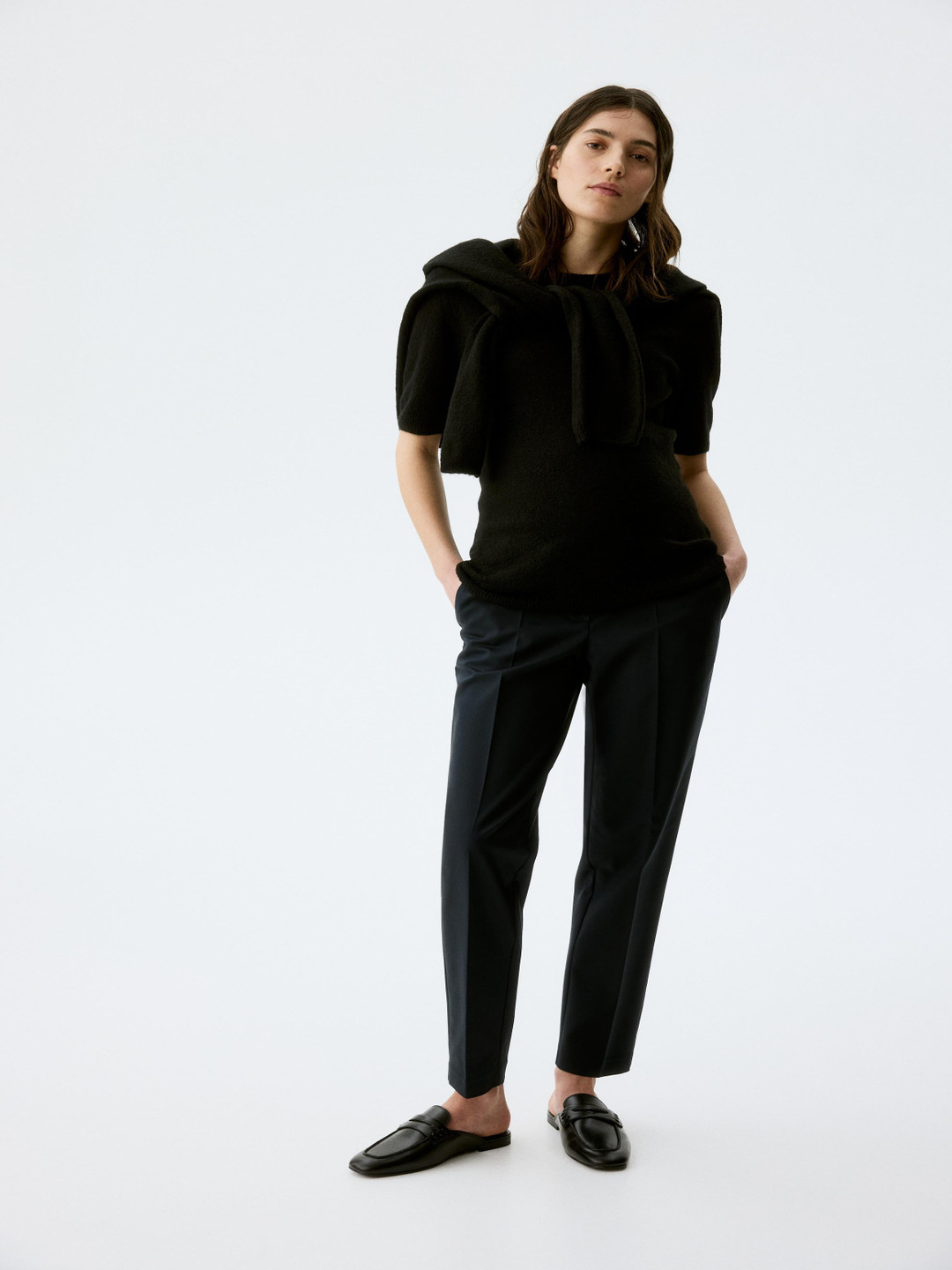 H&M Mama Cigarette Trousers