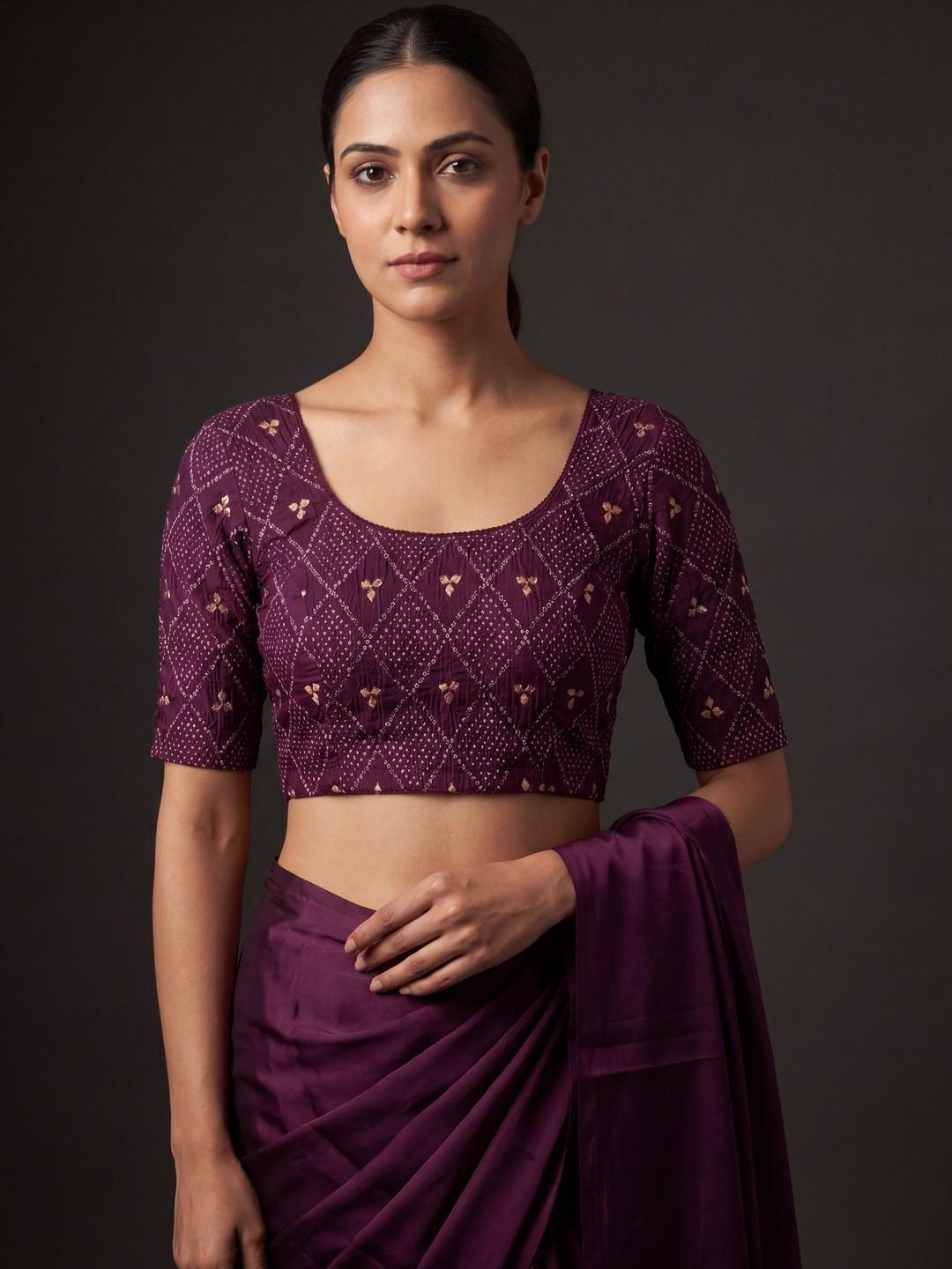 Rasvidha Embellished Zari Saree Blouse