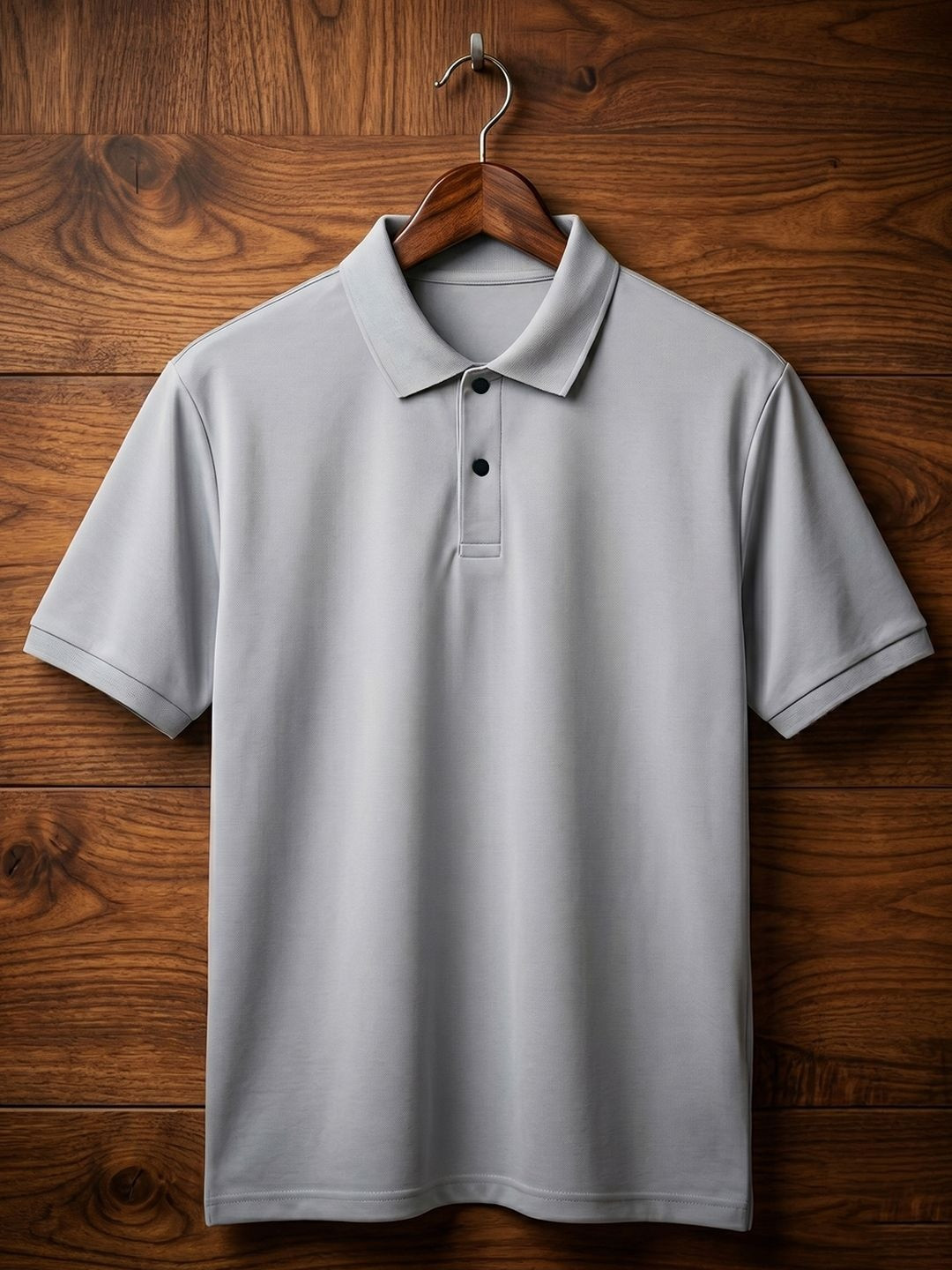 RIGHT DECISION Men Polo Collar T-shirt