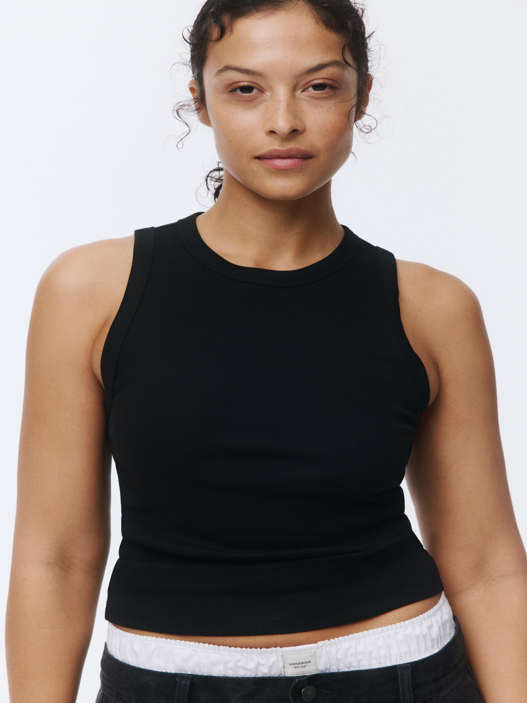 H&M Ribbed Vest Top