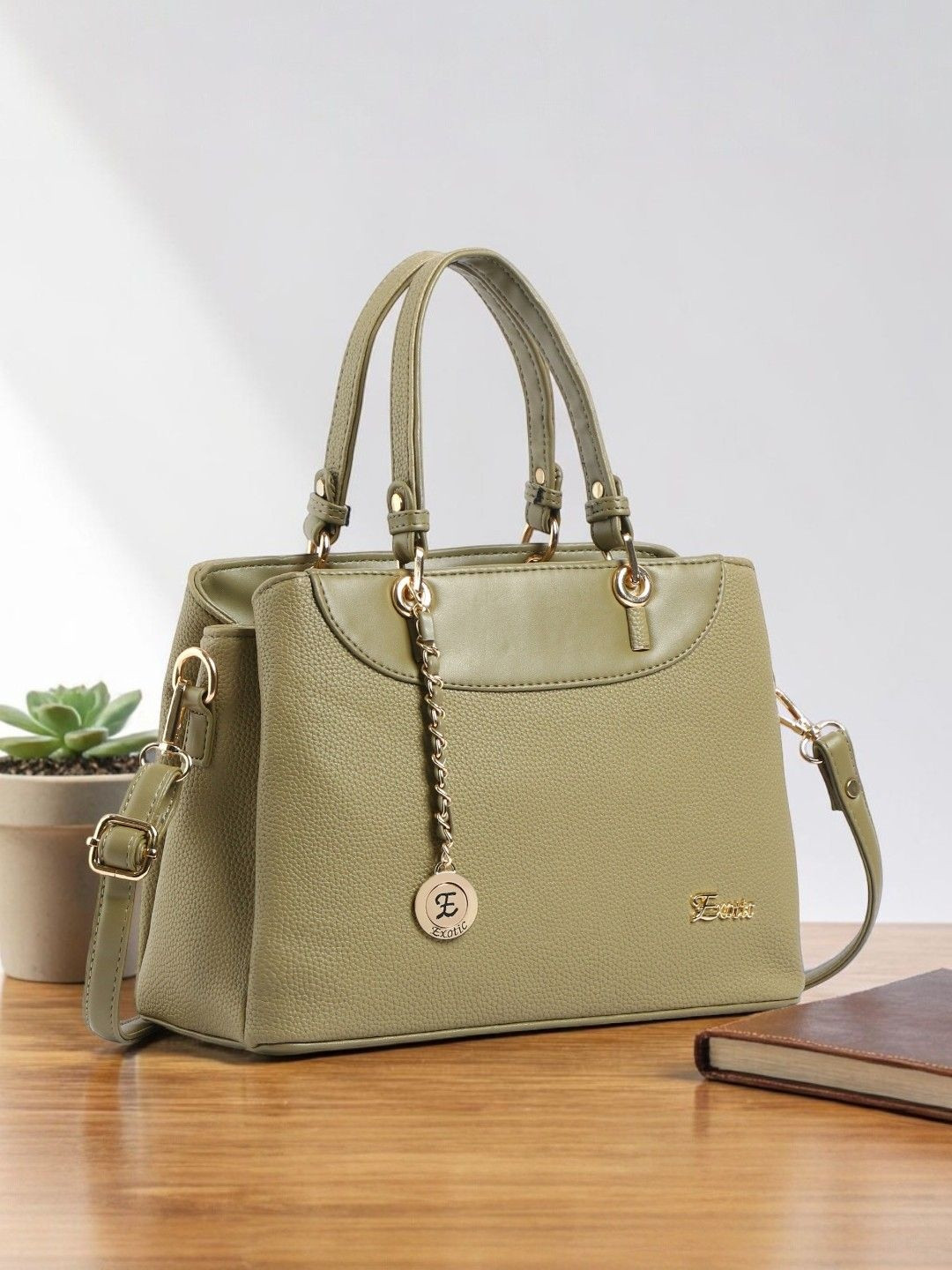 Exotic Textured Structured Handheld Bag Satchel