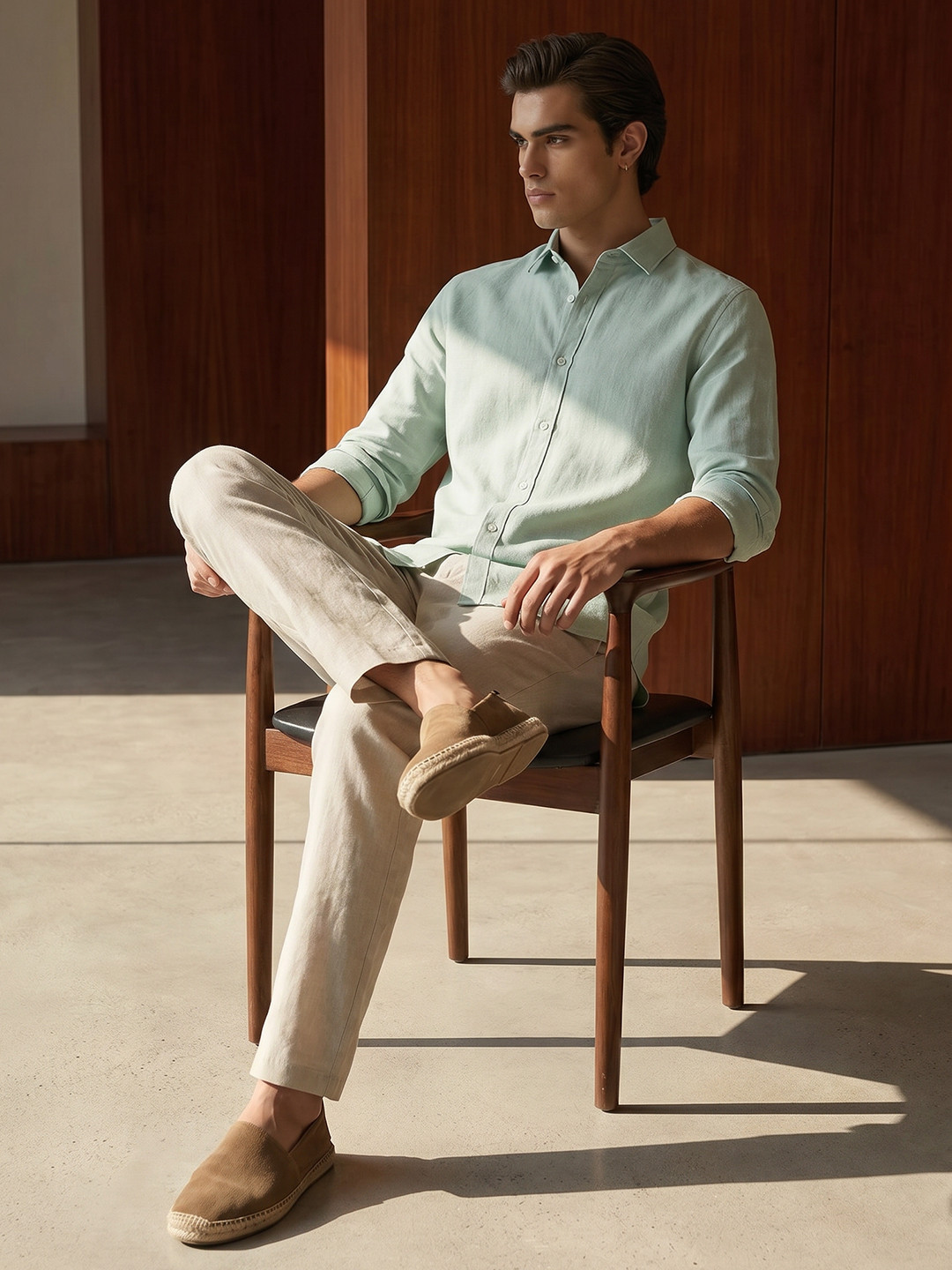 Mr Bowerbird Slim Fit Pure Cotton Shirt