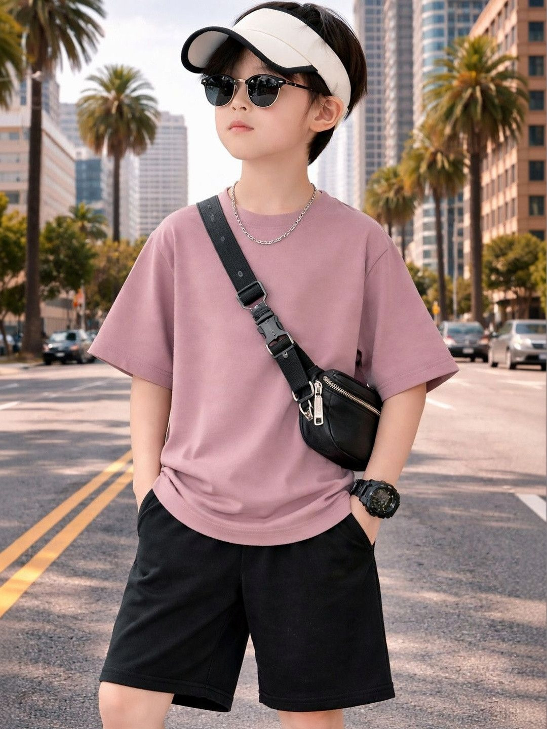 PockMAN Boys Round Neck Short Sleeves Tshirts