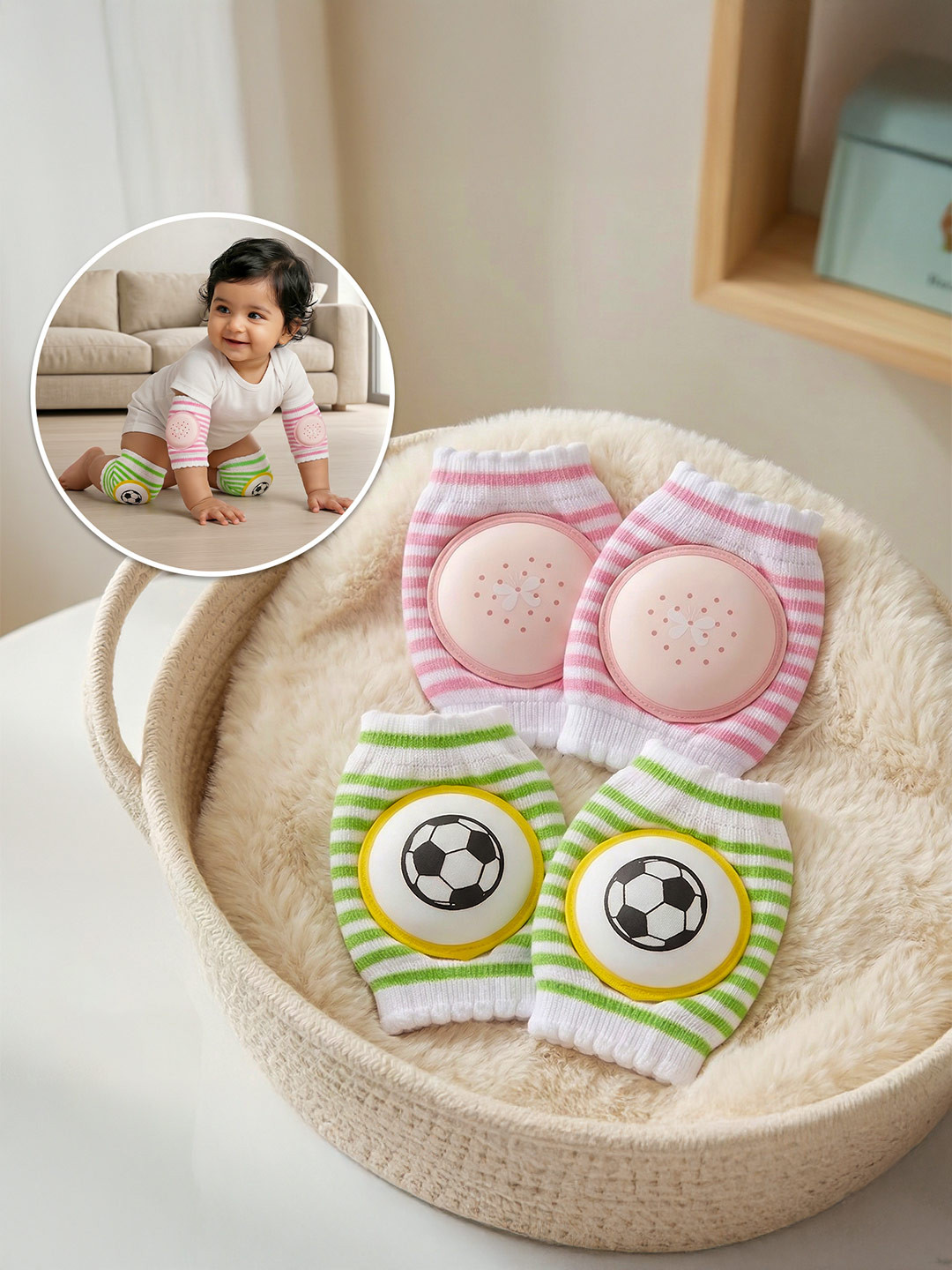 MeeMee Set Of 2 Anti-Slip Knee Pads
