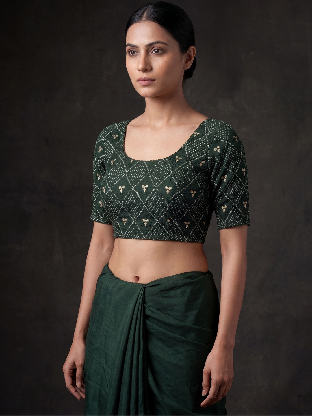 Rasvidha Embroidered Zari Saree Blouse