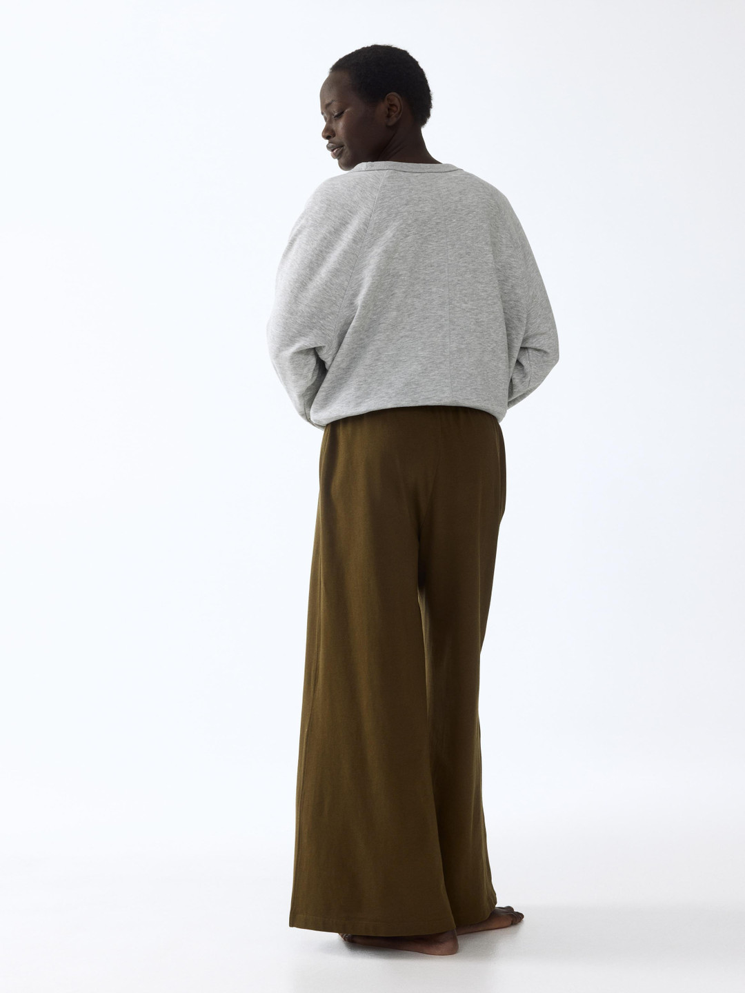 H&M Cotton Drawstring Trousers