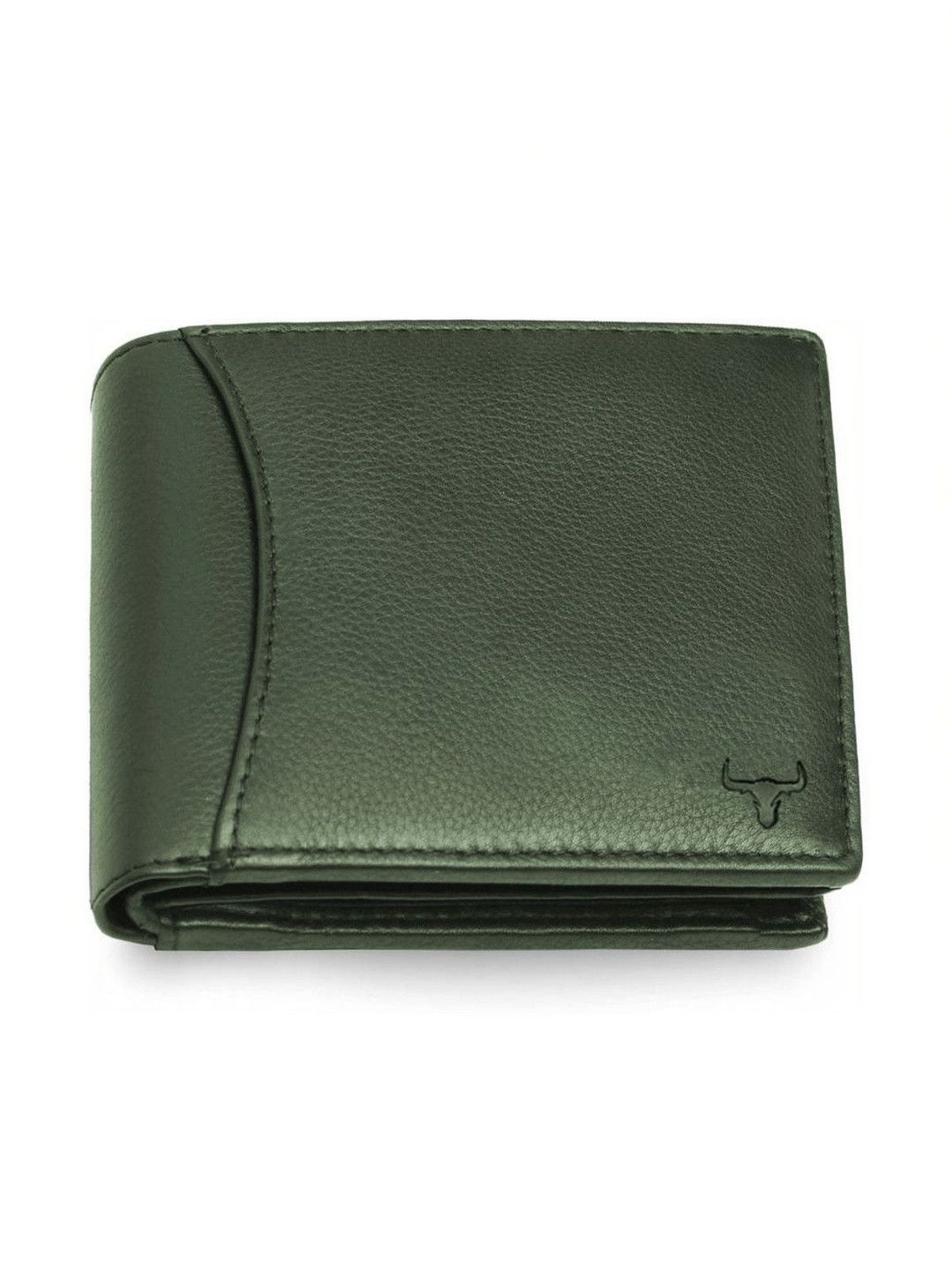 WILDNAPA Men Textured Leather Two Fold Wallet
