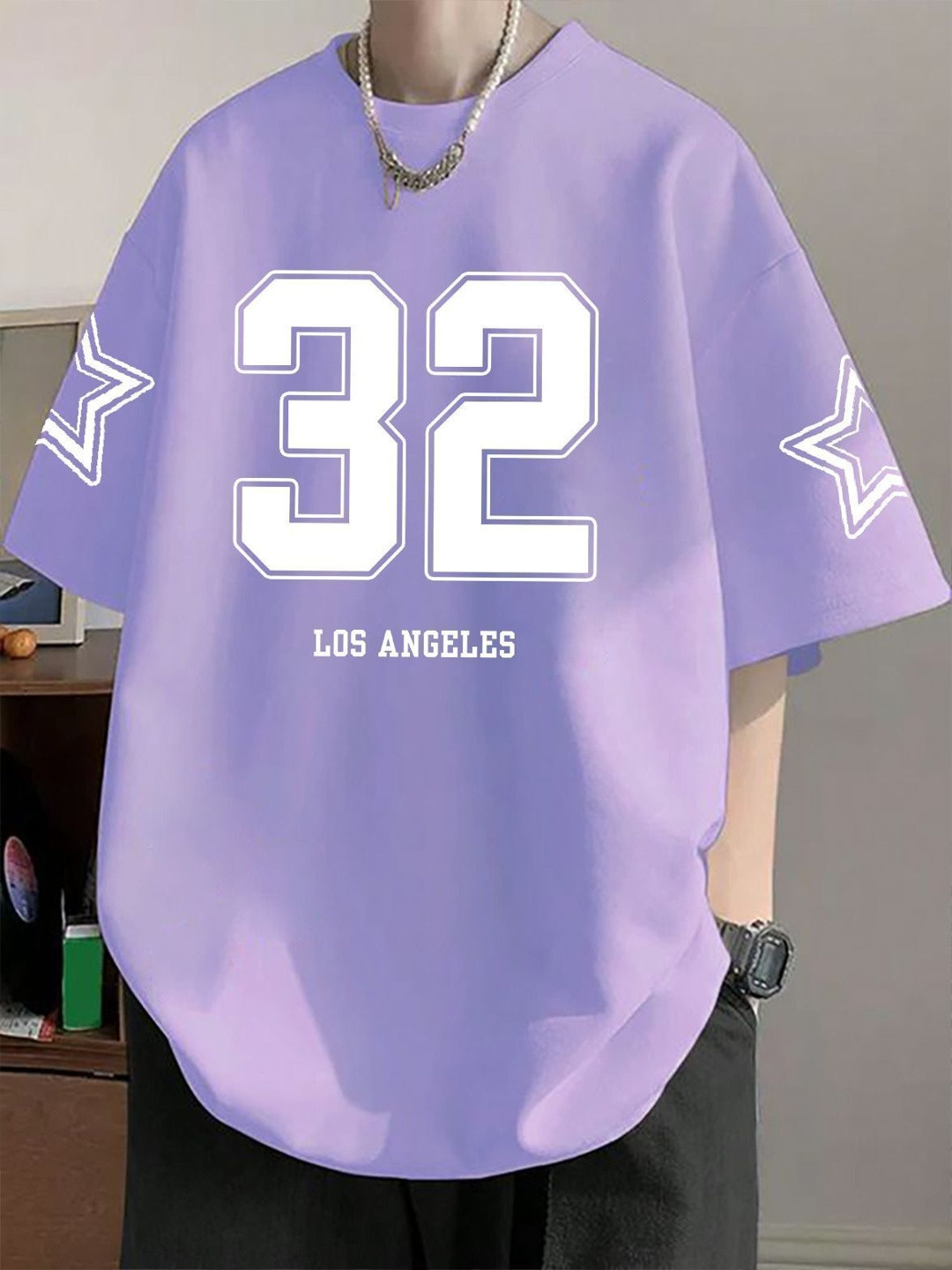LazyGreg Men Printed Pure Cotton T-shirt