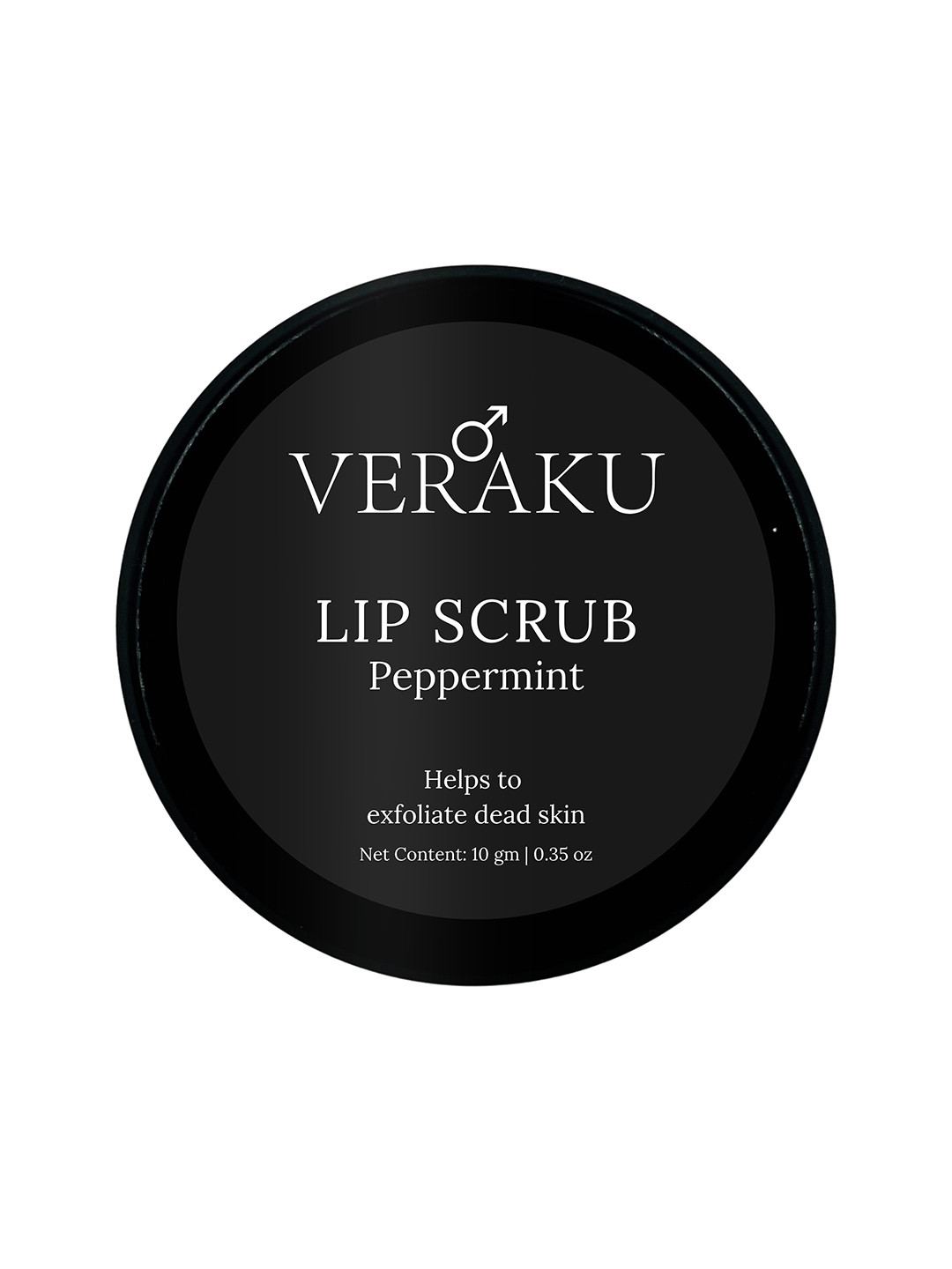 VERAKU Men Peppermint Lip Scrub For Exfoliate Dead Skin - 10 g