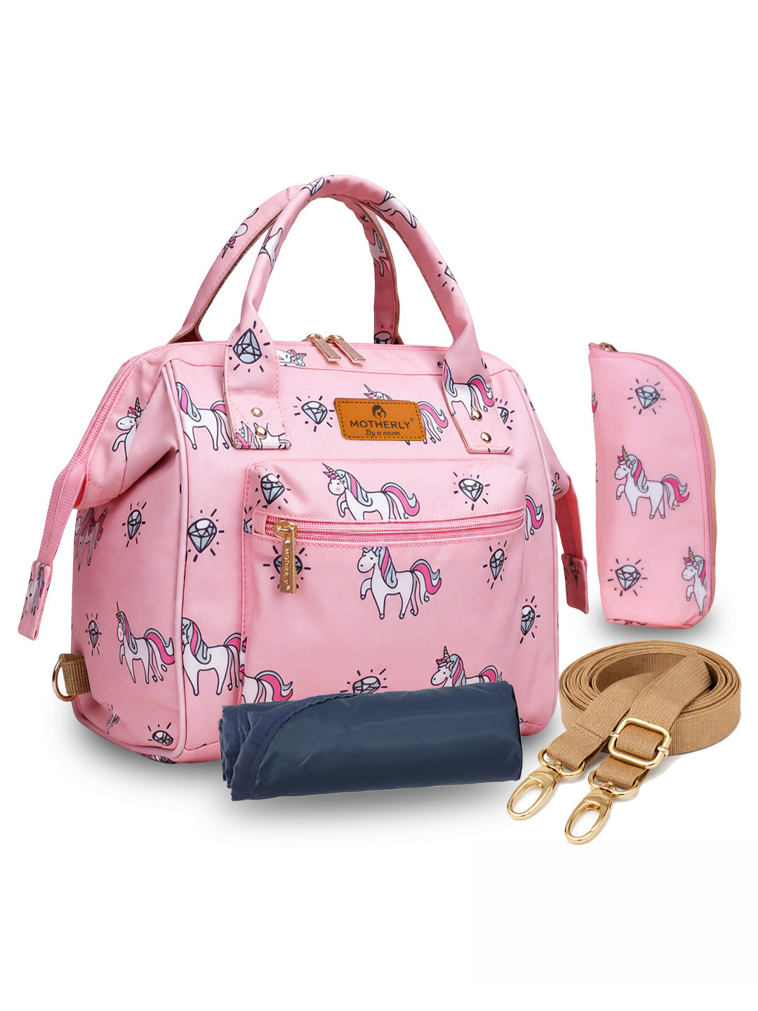 Motherly Nano Diaper Bag Combo Set with Accessories Diaper Bags For Baby
