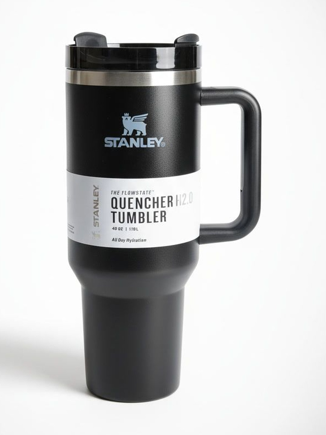 STANLEY Black Single Stainless Steel Solid Double Wall Vacuum Water Bottle