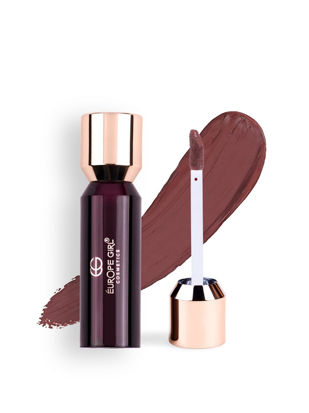 EUROPE GIRL Velvet Matte Waterproof Liquid Lipstick - 3.5 g -Bronzeberry 15