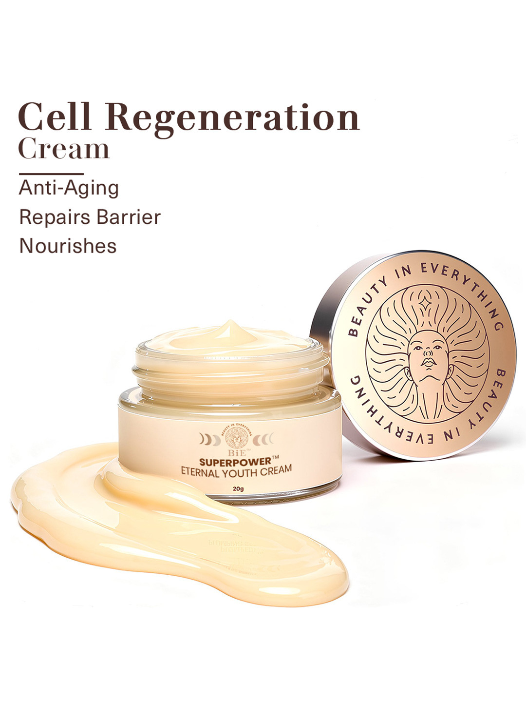 BiE- BEAUTY IN EVERYTHING Superpower Eternal Youth Cream with Squalane - 20 g