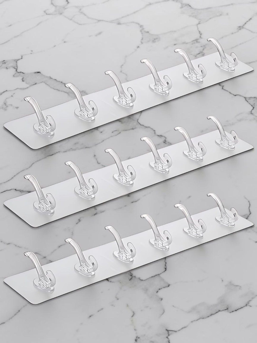1iAM 3-Pcs Adhesive Wall Hanger Hooks