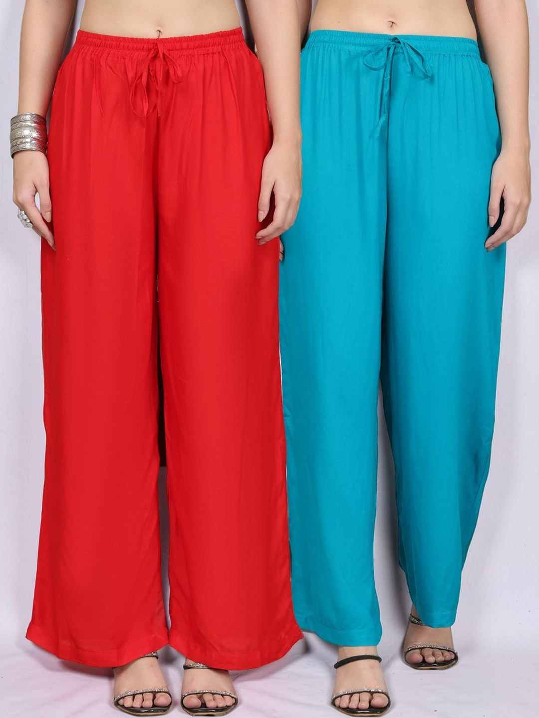 KALINI Women 2 Ethnic Palazzos