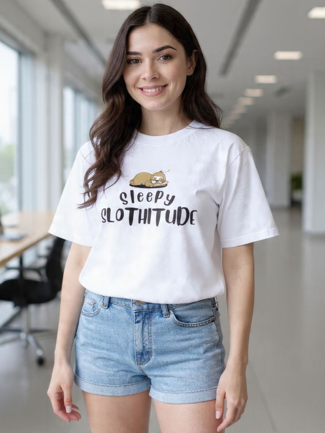 SNUG24 Women Printed T-shirt