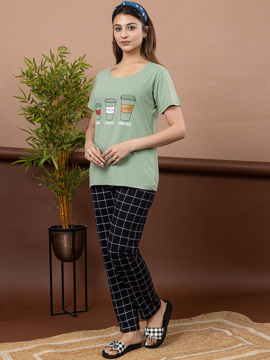 TWENTY ME Women Printed Night suit
