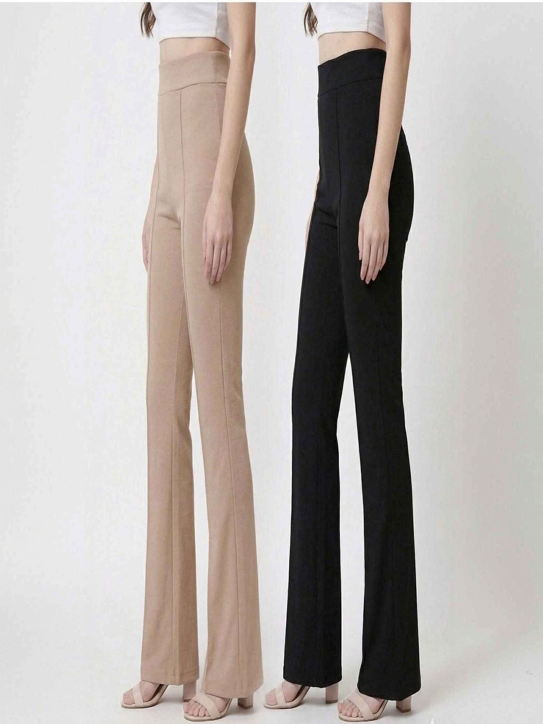 Prachin Fashion Women 2 Knitted Palazzos