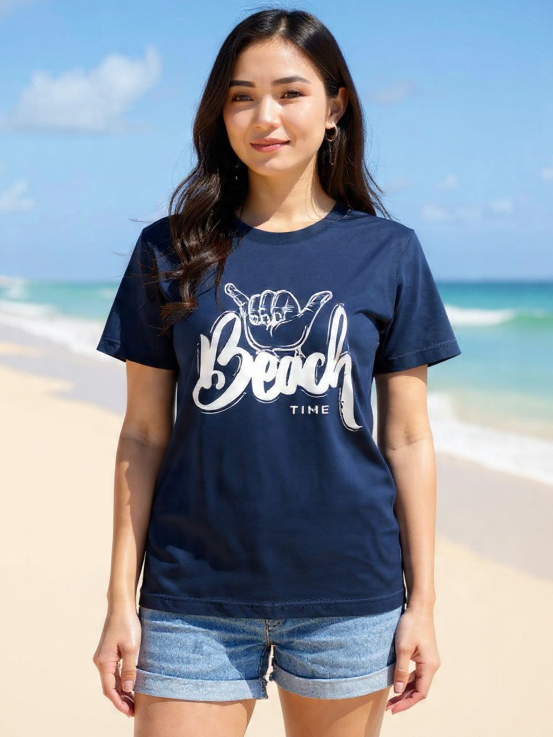SNUG24 Women Printed T-shirt