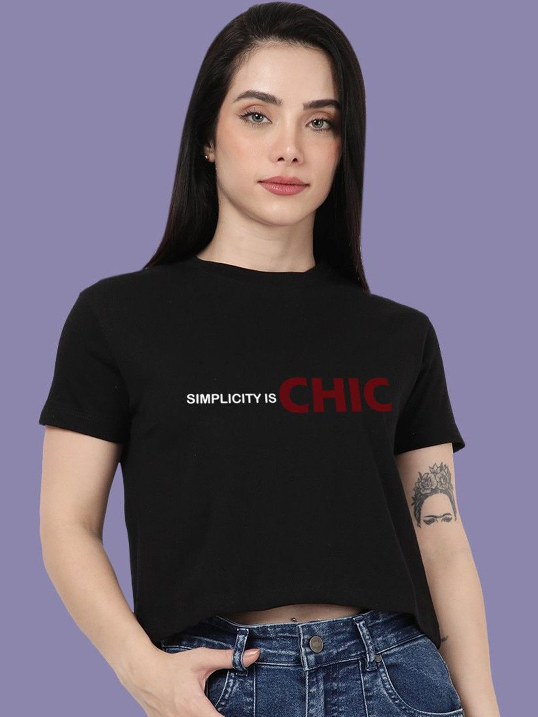 Esplendido Women Barbie Monochrome T-shirt